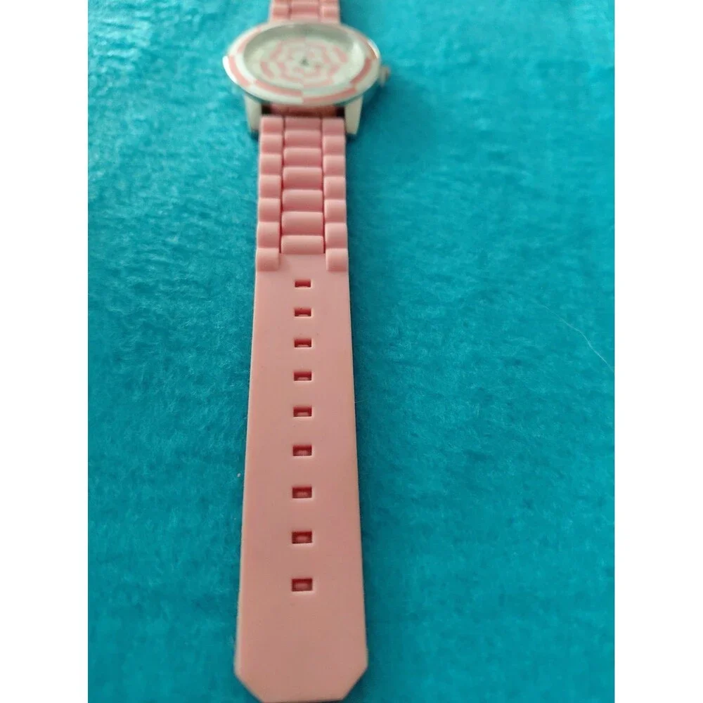 Geneva Light Pink Retro Back Womens Watch